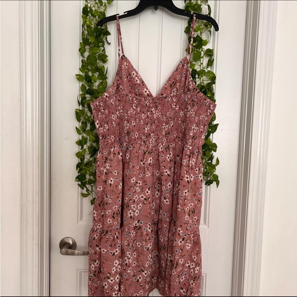 Pink Floral Dress - Picture 3 of 5